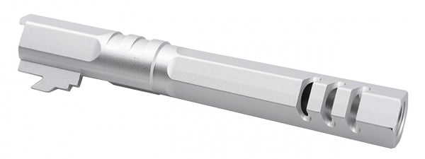 Atlas Custom Works 5.1 Inch Aluminum Hex Outer Barrel for TM Hicapa M11 CW GBBP (Silver)