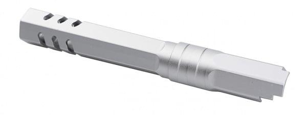 Atlas Custom Works 5.1 Inch Aluminum Hex Outer Barrel for TM Hicapa M11 CW GBBP (Silver)