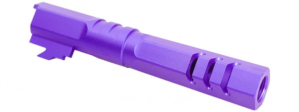 Atlas Custom Works 4.3 Inch Aluminum Hex Outer Barrel for TM Hicapa M11 CW GBBP (Purple)