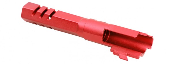 Atlas Custom Works 4.3 Inch Aluminum Hex Outer Barrel for TM Hicapa M11 CW GBBP (Red)