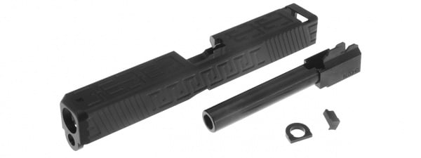 Atlas Custom Works CNC Slide And Barrel Kit For TM G17 GBB Pistols Type 2 ( Black )