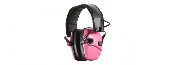 Atlas Custom Works Impact Sport Tactical Earmuff w/ Headband (Pink)