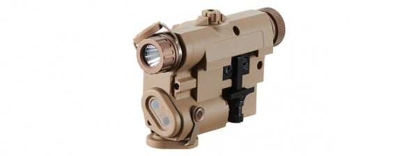 Atlas Custom Works LA-PEQ15 LED Light / Green Laser (Dark Earth)