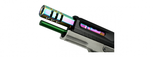 Airsoft Masterpiece Edge "HEXA" Stainless Steel Outer Barrel for 5.1 Hi Capa (Rainbow)