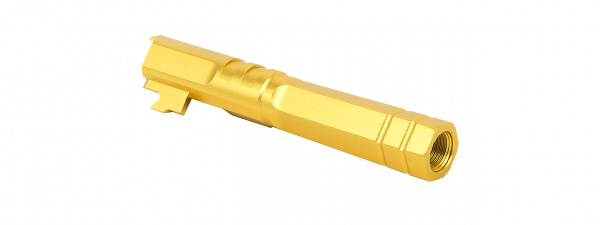 Airsoft Masterpiece Edge "HEXA" Aluminum Outer Barrel for 4.3 Hi Capa (Gold)