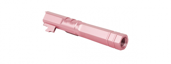 Airsoft Masterpiece Edge "HEXA" Aluminum Outer Barrel for 4.3 Hi Capa (Pink)