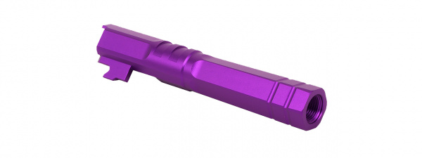 Airsoft Masterpiece Edge "HEXA" Aluminum Outer Barrel for 4.3 Hi Capa (Purple)