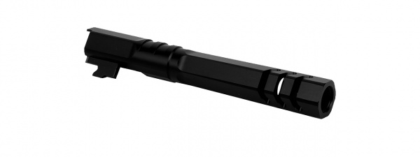 Airsoft Masterpiece Edge "HEXA" Aluminum Outer Barrel for 5.1 Hi Capa (Black)