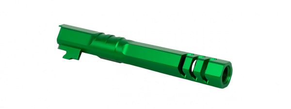 Airsoft Masterpiece Edge "HEXA" Aluminum Outer Barrel for 5.1 Hi Capa (Green)