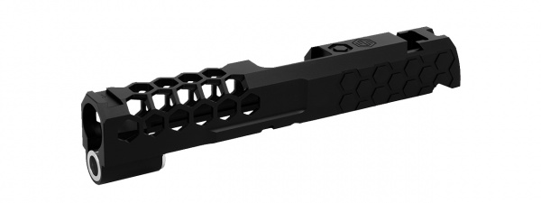 Airsoft Masterpiece Edge "HIVE" Aluminum Slide for 4.3 Hi Capa (Black)