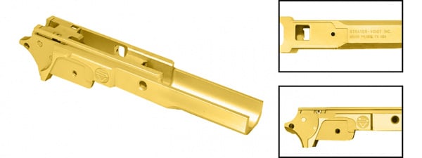 Airsoft Masterpiece S-Style 3.9 Aluminum Advance Frame ( Gold )