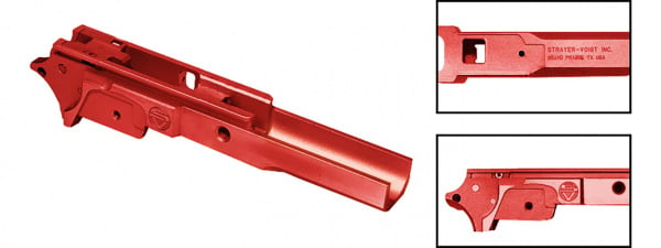 Airsoft Masterpiece S-Style 3.9 Aluminum Advance Frame ( Red )