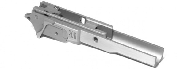 Airsoft Masterpiece 2011 S Style 3.9 Aluminum Advance Frame for Hi-Capa (Silver)