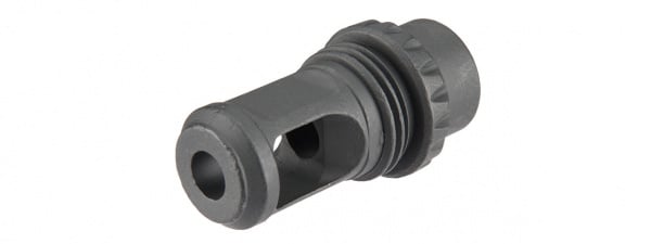 Ares 14mm Clockwise MS-338 Compensator Flash Hider ( Black )
