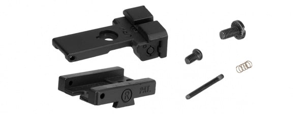 Army Armament Rear Iron Sight for 1911 Airsoft Pistols ( Black )