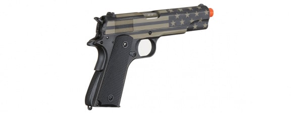 Army Armament R31 1911 GBB Airsoft Pistol w/ Cerakote Finish (Stars & Stripes)