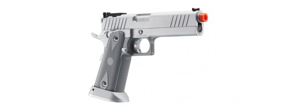 Army Armament R609 Hi-Capa Gas Blowback Airsoft Pistol ( Silver )