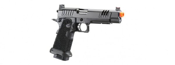 Army Armament R613 XL Hi Capa 5.4 Gas Blowback Airsoft Pistol w/ Red Dot Mount (Black)