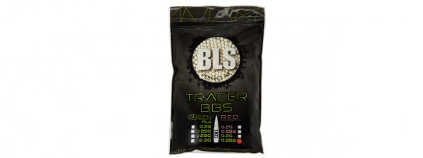 BLS Perfect BB 0.25G Tracer Precision Airsoft BBS 4000 Round ( Green )