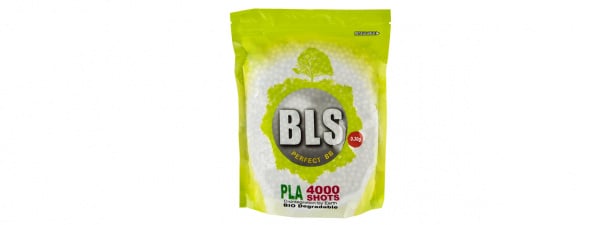 BLS Perfect BB 0.30G Biodegradable Airsoft BBS 4000 Rounds ( White )