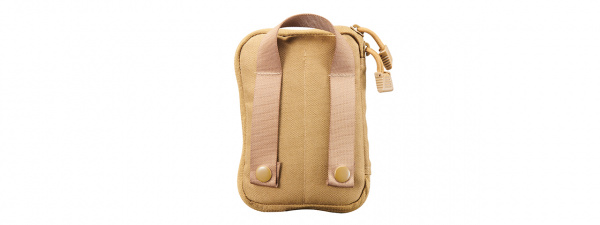 Code 11 Pocket Pouch with U.S. Flag Patch (Tan)