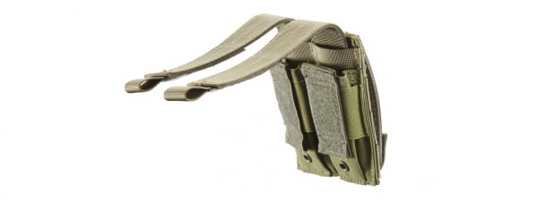 Code 11 Molle Double Pistol Magazine Pouch (OD Green)