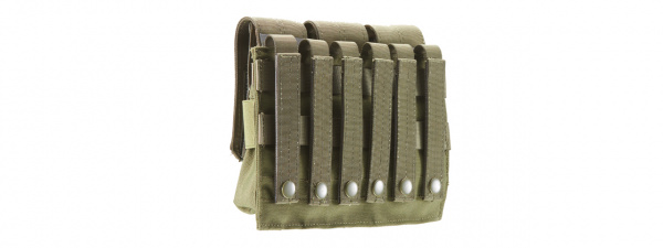 Code 11 Molle Ready Triple M4 Magazine Pouch (OD Green)