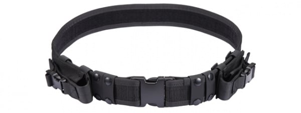 Code 11 Tactical Battle Belt w/ Pistol Magazine Pouches (Black)