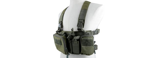 Lancer Tactical Tac H Chest Rig (OD Green)