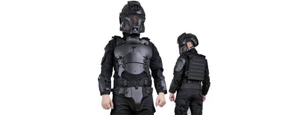 Wosport Full Tactical WST Body Armor Suit (Black)