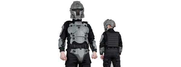 Wosport Full Tactical WST Body Armor Suit (Grey)