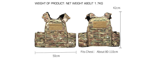Wosport Tactical CPC Expandable Plate Carrier (Tan)