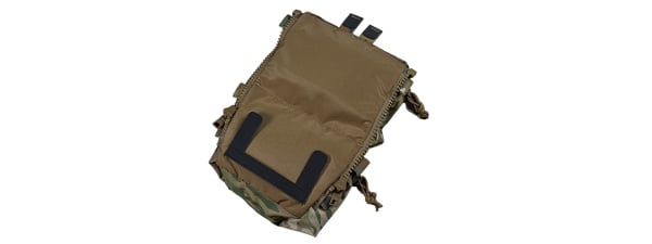 Wosport Tactical Back Panel Double Bag For FC Plate Carriers (Tan)