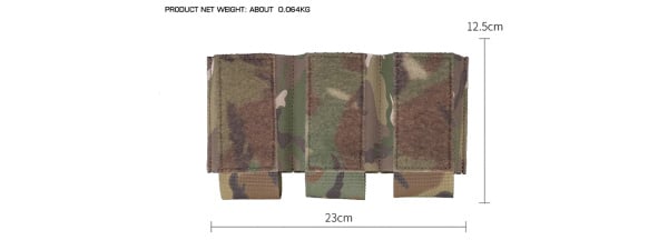 Wosport Triple 5.56 Magazine Pouch Insert (Black)