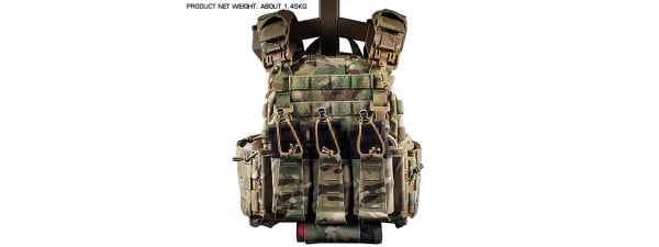 Wosport ARK Tactical Plate Carrier (Black)