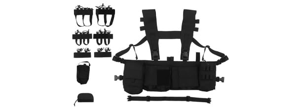 Lancer Tactical Patrol Chest Rig (Black)