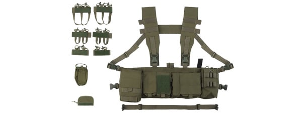 Lancer Tactical Patrol Chest Rig (OD Green)