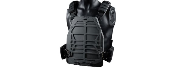 Wosport Tactical Skeleton Plate Carrier (Black)