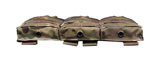 Wosport MOLLE Triple 556 Magazine Pouch (Tan)