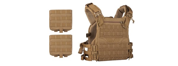 Wosport K18 Full Size Tactical Plate Carrier (Tan)