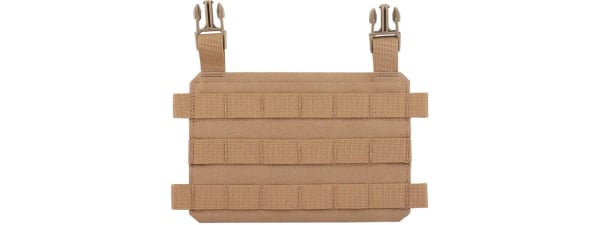 Wosport MOLLE Placard For Tactical Vest (Tan)