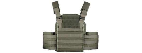 Lancer Tactical TRX Airsoft Plate Carrier (OD Green)