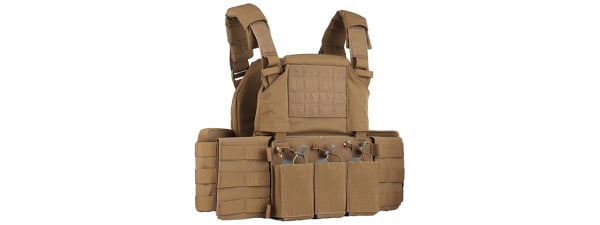 Lancer Tactical TRX Airsoft Plate Carrier (Tan)