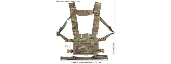 Wosport Tactical MK5 Micro Chest Rig (Tan)