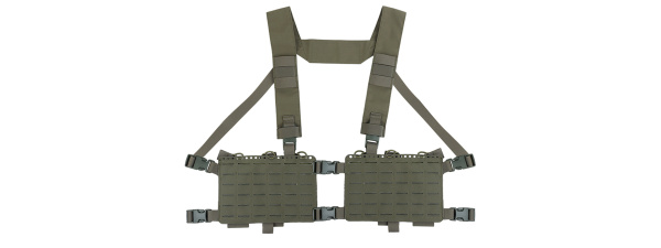 Wosport Tactical Alpha Split Chest Rig (OD Green)