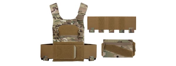 Wosport Tactical BC1 Slick Plate Carrier (Camo)