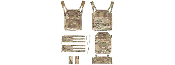 Lancer Tactical Light Assault Quick Release Plate Carrier (Black)