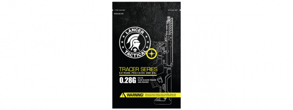 Lancer Tactical Glow In Dark 0.28G 4000 Round Tracer BBS