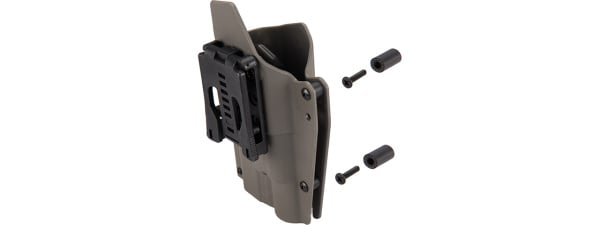 Lancer Tactical Light Bearing Hard Shell Holster for Glock 17 (FOLIAGE)