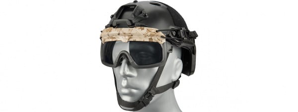 Lancer Tactical Helmet Safety Goggles ( Option )